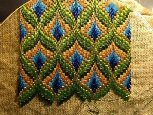 旧物新生 闲置十字绣材料再利用，一种针法绣出实用新意